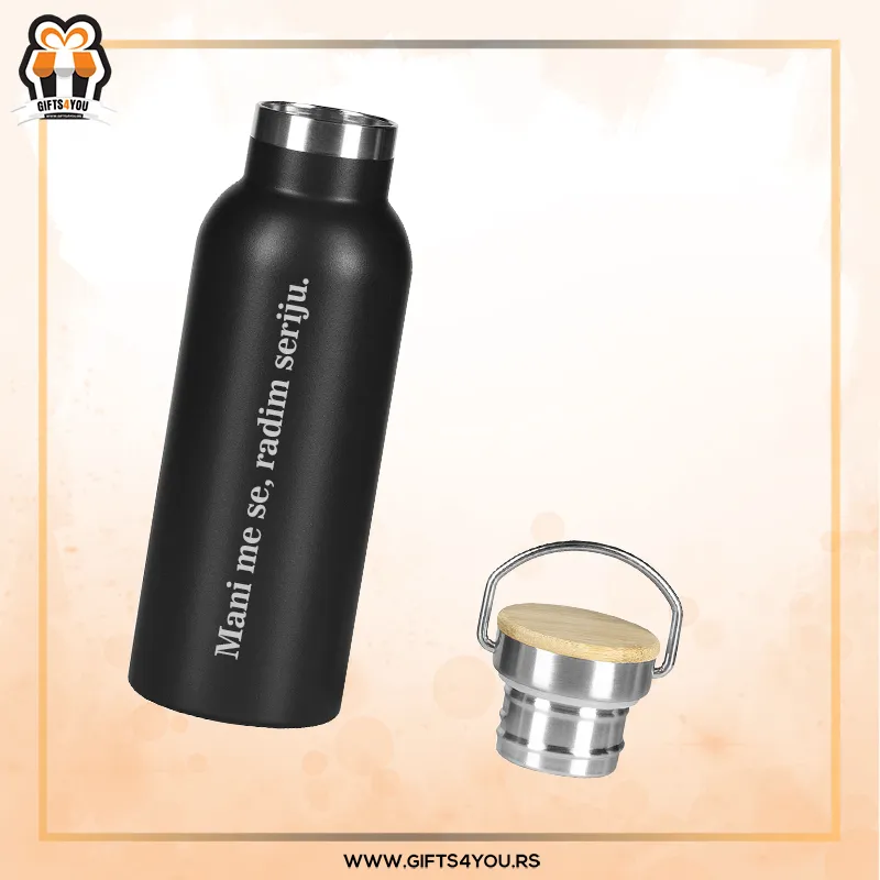 Crni termos Mani me se radim seriju