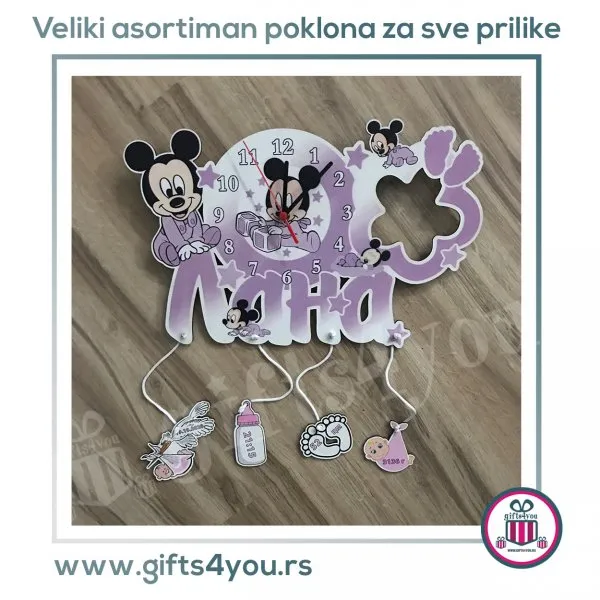 Dečiji sat - Mickey mouse