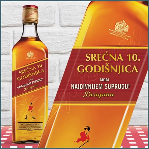 Godišnjica braka whiskey Johnnie Walker-2