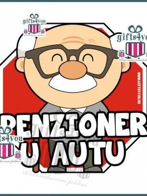 Penzioner u autu - deka