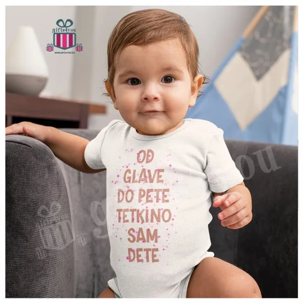 Proizvod Bodić za bebe - Od glave do pete tetkino sam dete Slika