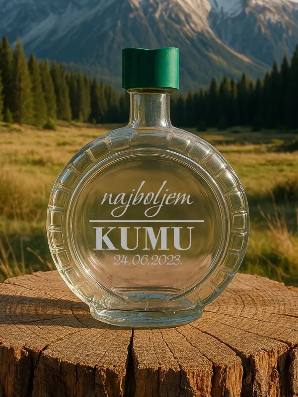 Proizvod Staklena čutura - Najboljem kumu Slika